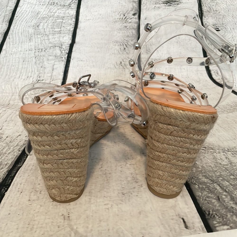 New Dolce Vita Maxton clear studded sandals - Picture 6 of 7